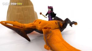 How to train your dragon 3 Toothless, Lightfury deluxe! Defeat dinosaurs with PJ Masks! #DuDuPopTOY