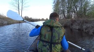 Микро прогулка на лодке байдарке Налим 225, в сопровождении приятного и бодрящего саунда
