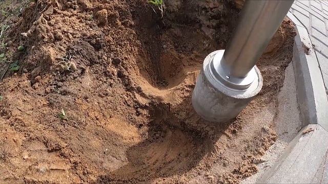 Как установить фонари на участке смотреть онлайн