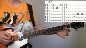 The Blasters Dark Night Guitar tab & chords From Dusk Till Dawn Soundtrack