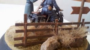 немецкий тяжелый мотоцикл Р-12(R-12) от "Звезда"(Zvezda) масштаб 1\35