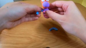 Как лепить из Воздушного легкого Пластилина Монстров Пришельцев