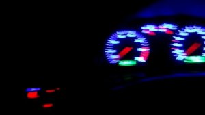 VW Golf IV (4) измененная подсветка приборов