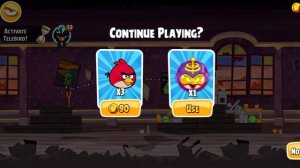Angry Birds Seasons Haunted Hogs Level Failed