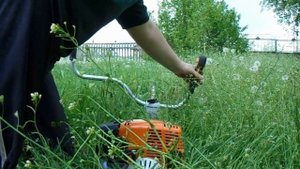 Мотокоса Stihl fs 130 запуск