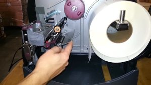 Zebra ZM400 paper load