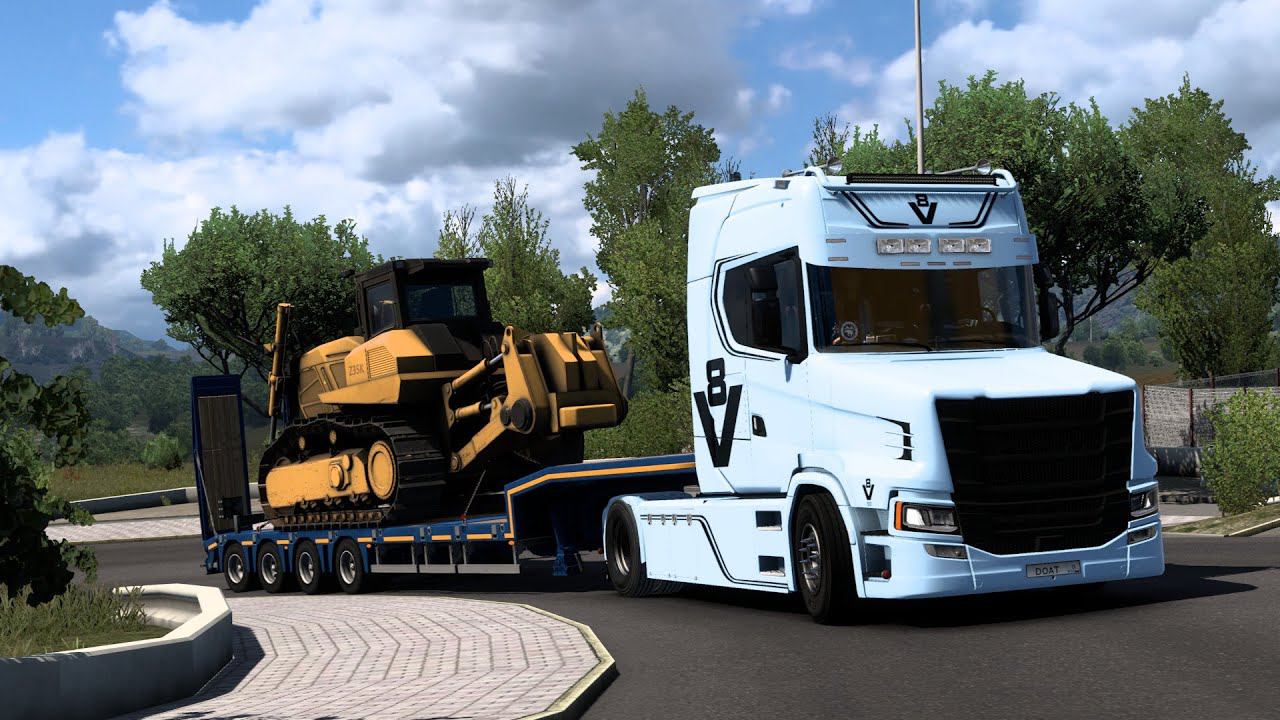 [ETS 2] Scania 730T NextGen_Cagro Delivery to Italy смотреть онлайн