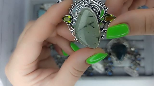 Украшения?посеребрение? производства Индии?натуральные камни? 25.07.2022