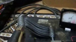 Испытание самодельного сварочного инвертора на нихромовой нагрузке.