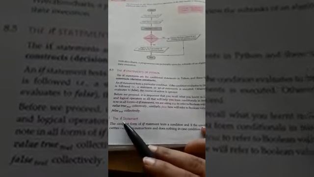 If statement of python chap 8 class 11