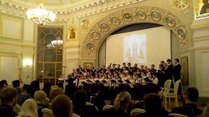 Танеев . Иоанн Дамаскин 3 часть . Хор ПСТГУ . Дирижер Поплия Латифи . Концертмейстер Виктор Зубов .