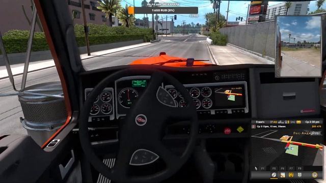 American Truck Simulator (ATS) - уходим от дяди. Начинаем работать на себя. Ищем рейсы в Орегон смотреть онлайн