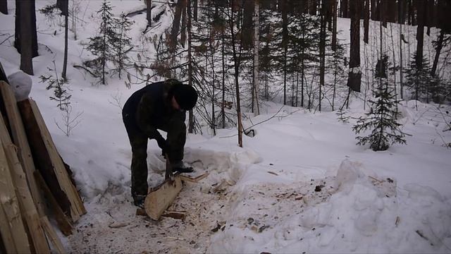Расколоть бревно на плахи смотреть онлайн