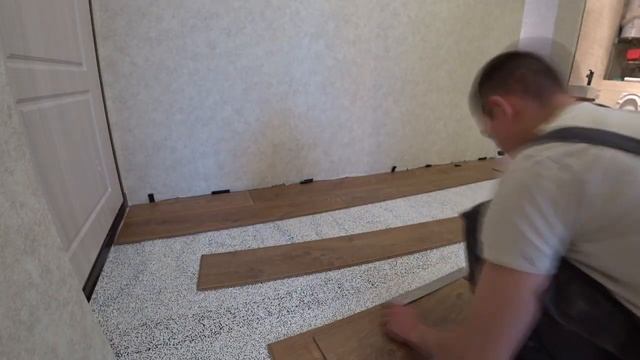 Укладка ламината Tarkett estetiсa. От куда начинать укладку ламината.