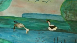 "Гусь и журавль"