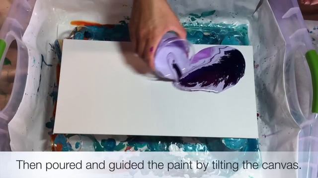 Acrylic Fluid Painting: How to Do a Dirty Pour смотреть онлайн