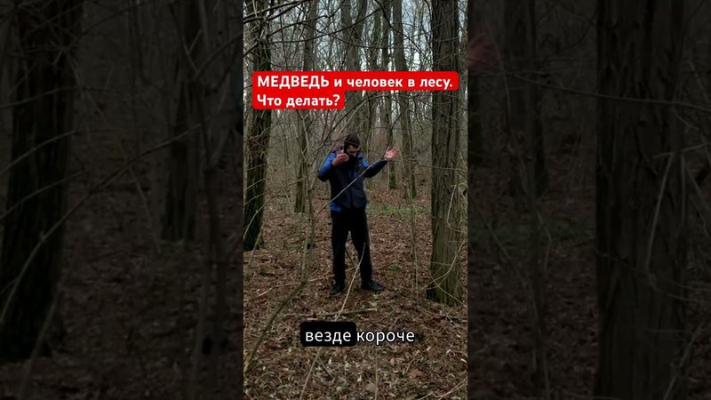 Как уйти от МЕДВЕДЯ в лесу?