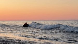 Байкал. Природа Сибири. Граница Иркутской области и республики Бурятия.