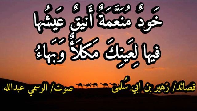 زهير بن أبي سلمي -صَرَمَت جَديدَ حِبالِها أَسماءُ - بصوت الوسمي عبدالله смотреть онлайн