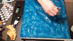 Диорама "Летучий голландец в море" (Diorama "Flying Dutchman in the sea")