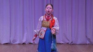 Во зелёном во бору - северная скоморошина. Зайцева Арина, 9 лет.