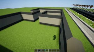 Начало постройки центральной улицы. Город в майнкрафт №3