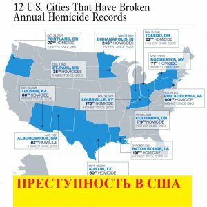 Разгул преступности в США. Возмущение полицейских.