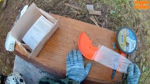 Насадка болгарка на бензопилу Stihl ms180. Первые впечатление.