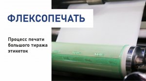 Изготовление цветных этикеток методом флексопечати