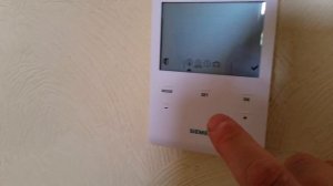 Как установить постоянную температуру на комнатном датчике по "Солнышку" на RDE 100.1 SIEMENS