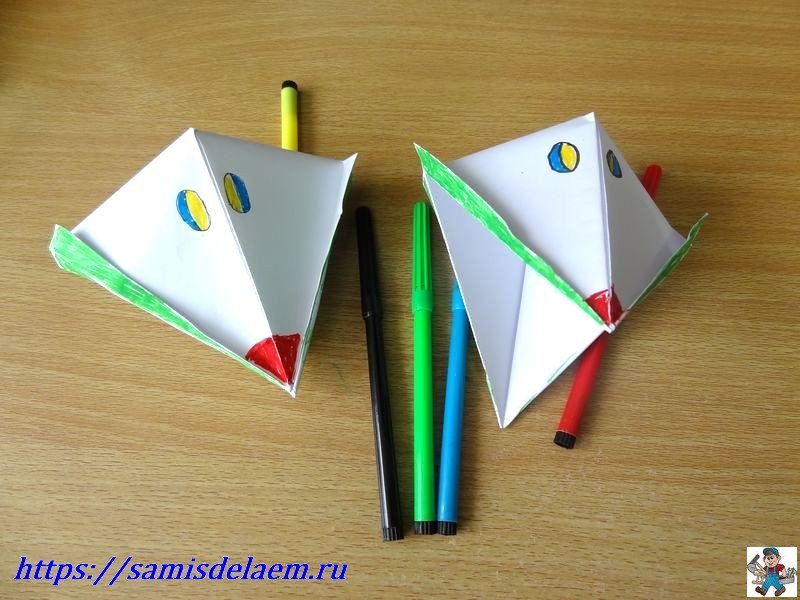 Лягушка из бумаги своими руками — оригами для детей