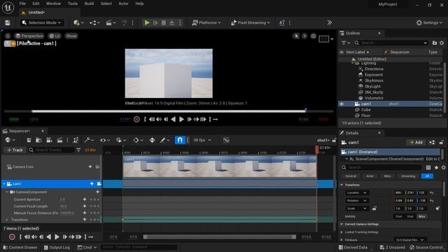Add / Switching Multiple Camera in Unreal Engine 5| Beginners Tutorial | Cameras in Unreal Engine