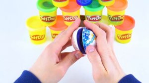 ? KINDER SURPRISE ИЗ ПЛАСТИЛИНА ? PLAY DOH С ИГРУШКОЙ ВНУТРИ?