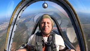 Снова экстрим! Спортивный самолет ЯК 52! Летаем в Богородске.
