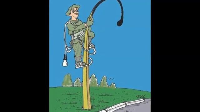 Самые смешные анекдоты. Юмор. Анекдот дня. Электрики...