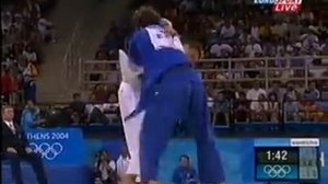 Judo Olympia Athen 2004 Flavio Canto vs Robert Krawczyk