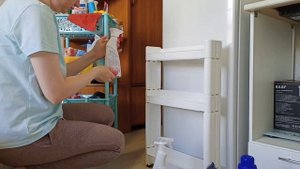 Организация хранения в маленькой ванной комнате #организацияхранения#ваннаякомната#