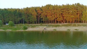 Протвинский карьер. Серф с мотором