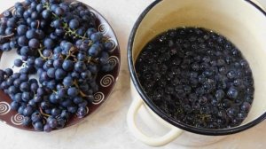 Компот из винограда с яблоками