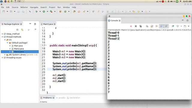 124 Java advanced Multithreading get setName method دالة الحصول смотреть онлайн