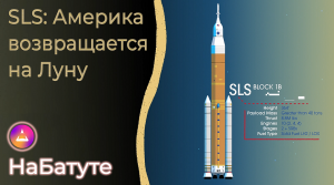 Новости космоса: НаБатуте. Америка возвращается на Луну на новой ракете SLS (СЛС)! Миссия Артемида!