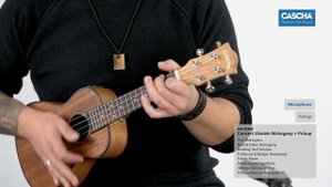 Cascha Mahogany Concert Ukulele HH 2035E - Sound Demo
