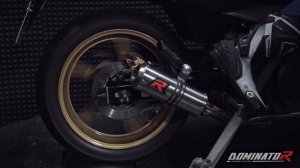 Honda VTR 250 | Dominator Exhaust Sound | DYNO Test