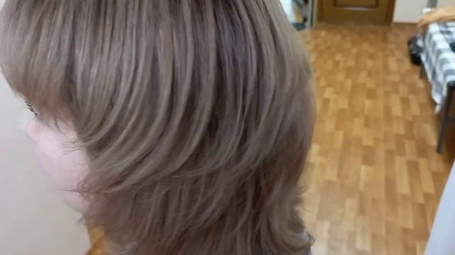 Окрашивание седых волос.Растяжка цвета.Краситель Эстель принс +.И краситель Эстель принс.