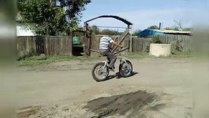 самодельный велосипед из деталей мотоцикла