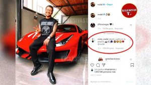 Christian Nodal confirma que chocó con su Ferrari rojo