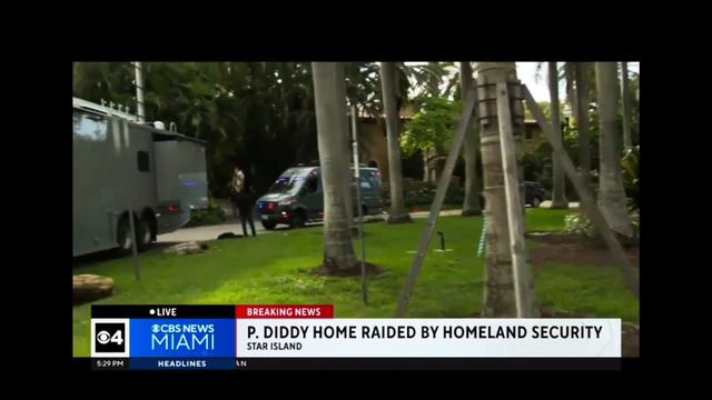P diddy House Raided By Homeland Security