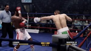 Sugar Ray Leonard Knockouts Peter Manfredo Jr - Fight Night Champion