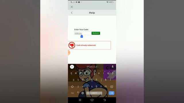 Промокоды роблокс:)))