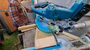 Makita DLS714NZ Brushless 36V (2 x18V) cordless mitre saw 45º bevel on 45mmm timber & depth stop